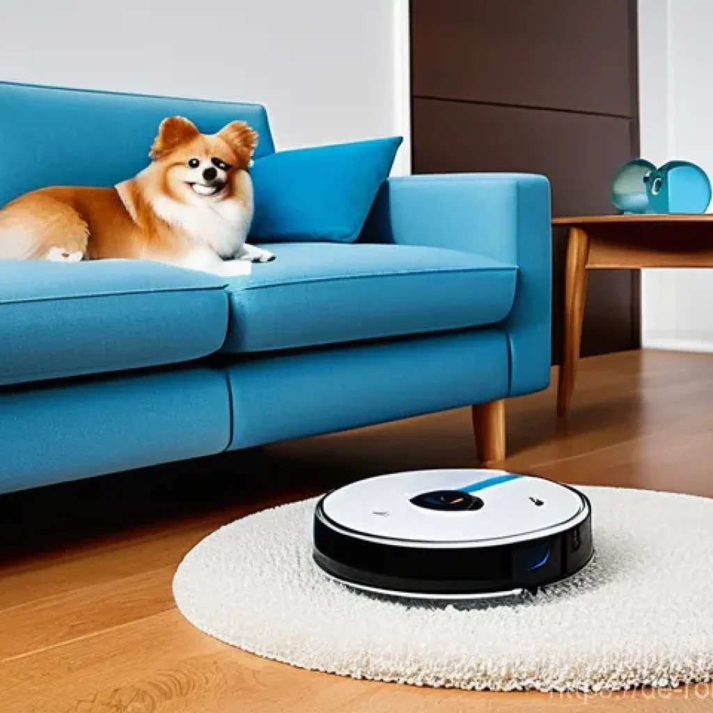 로봇 청소기 선택 가이드와 추천 제품 - **Prompt 1: Intelligent Navigation and Obstacle Avoidance**
"A sleek, futuristic robot vacuum wi...